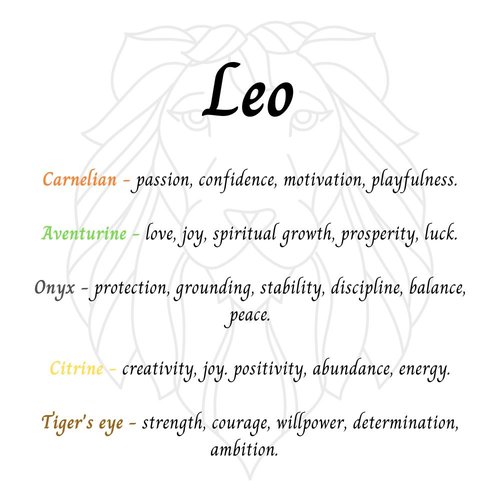 Leo Gemstone Pendant