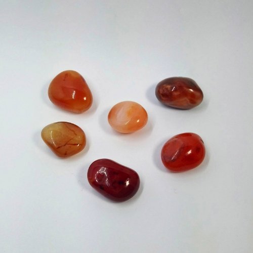 carnelian polished tumblestone