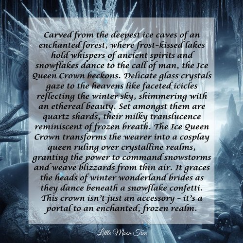 ICE QUEEN Quartz Crystal Crown