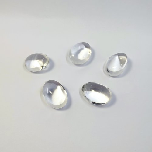 Clear Quartz polished tumblestone.