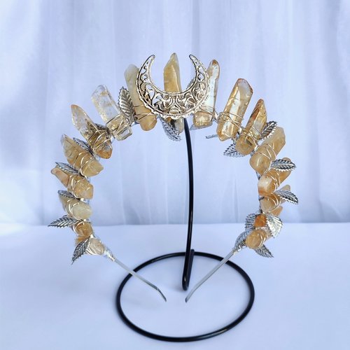 EMPRESS Citrine Crystal Crown