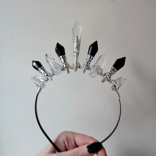 DARK ANGEL Glass Crystal Crown