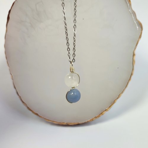 Angel and Spirit Connection Gemstone Pendant