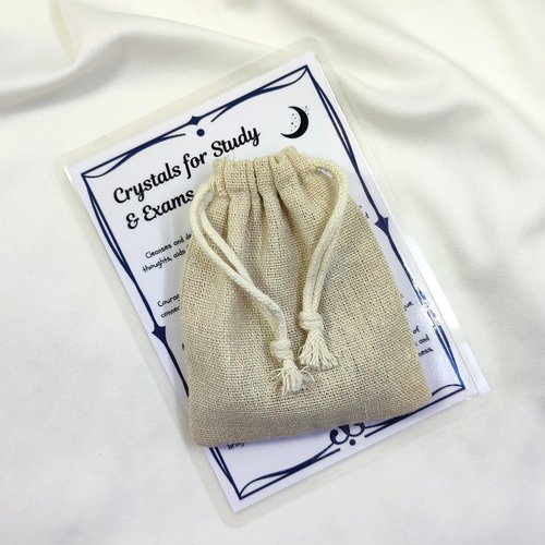 Exams & Study Crystal Set with Guide
