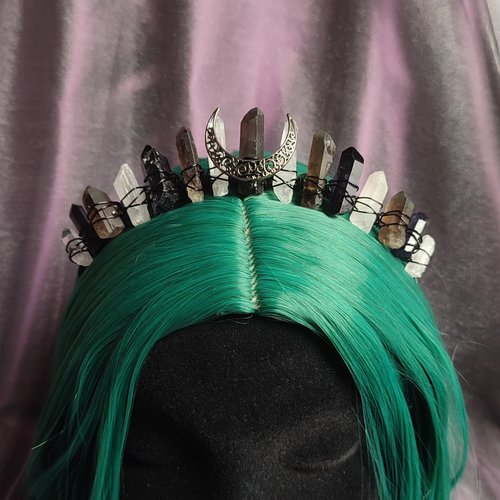 AHMANET Quartz Crystal Crown