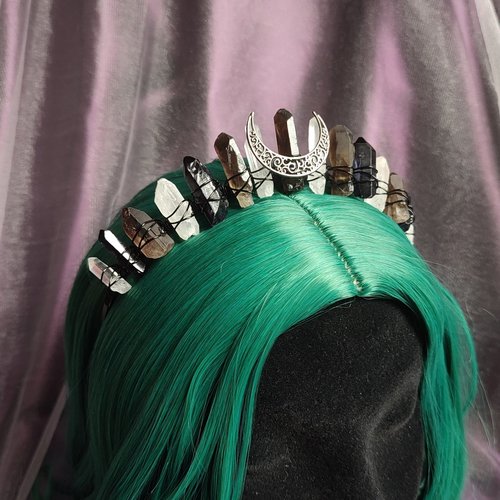 AHMANET Quartz Crystal Crown