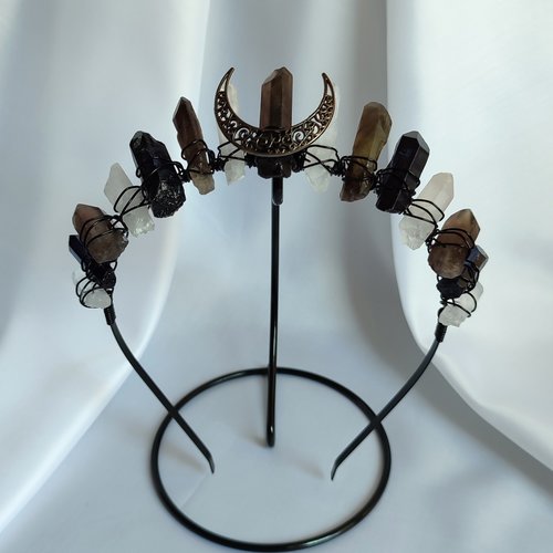 AHMANET Quartz Crystal Crown