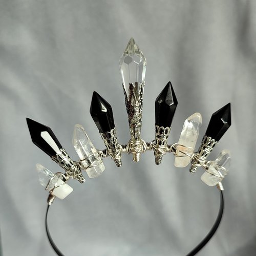DARK ANGEL Glass Crystal Crown