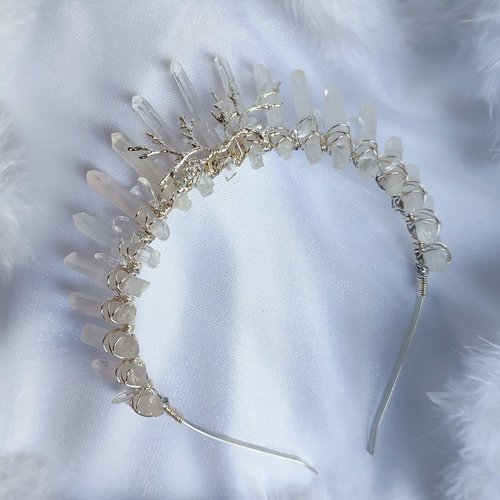 WINTER WONDERLAND Quartz Crystal Crown