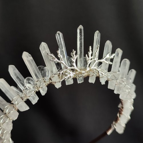 WINTER WONDERLAND Quartz Crystal Crown