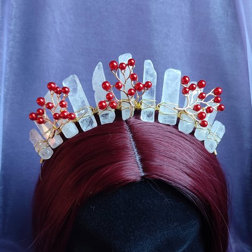 HOLLY Quartz Crystal Crown