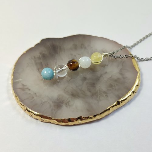 Gemini Gemstone Pendant