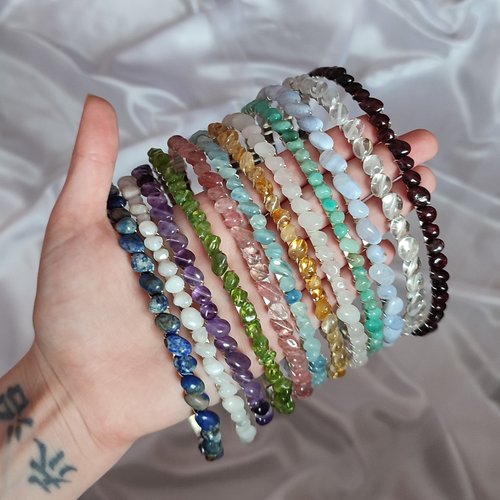Gemstone Bead Headbands