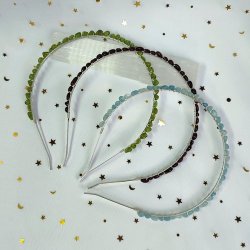 Gemstone Bead Headbands