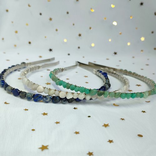 Gemstone Bead Headbands