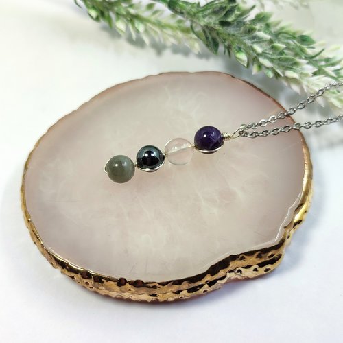 Empath Protection Gemstone Pendant