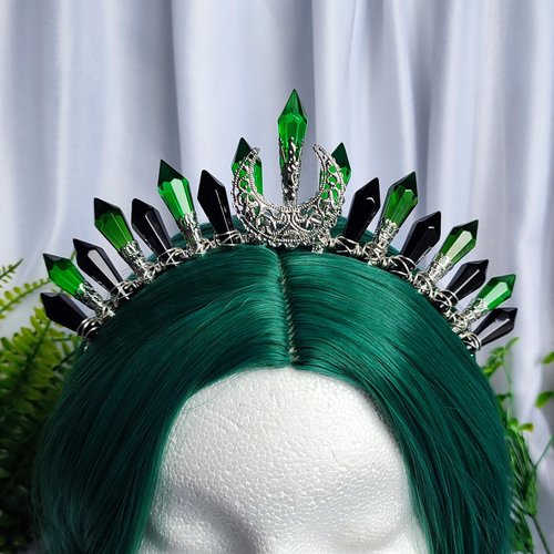 POISON IVY Glass Crystal Crown