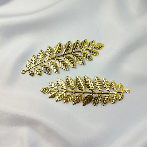 Gold Filigree Leaves