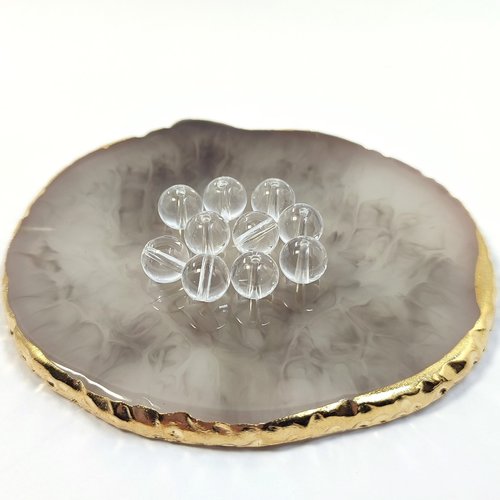 Clear Quartz Beads 7mm