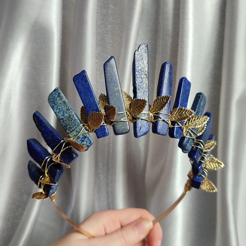 THEIA Lapis Lazuli Crystal Crown