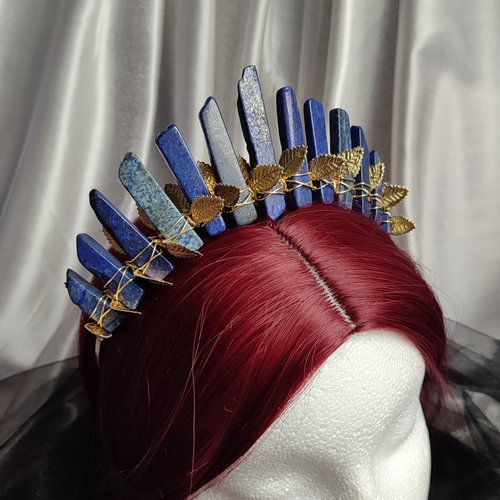 THEIA Lapis Lazuli Crystal Crown