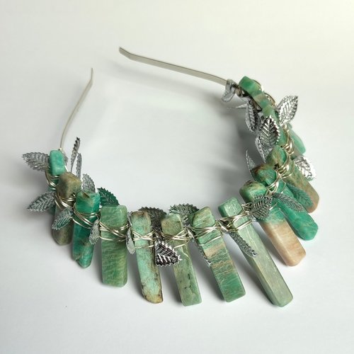 DIANA Amazonite Crystal Crown