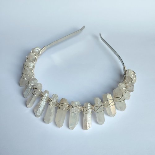 AURORA Aura Quartz Crystal Crown