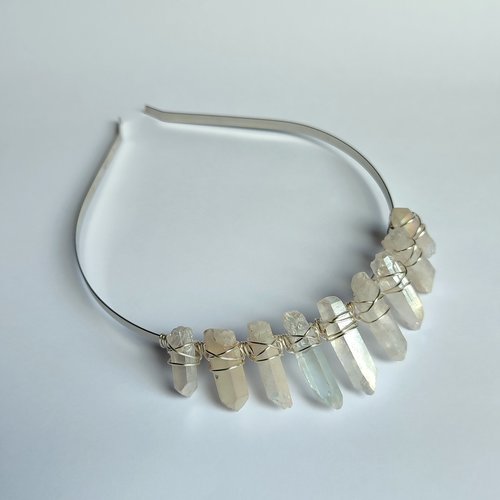 AURORA Aura Quartz Crystal Crown