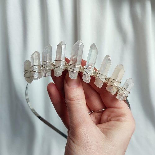 AURORA Aura Quartz Crystal Crown