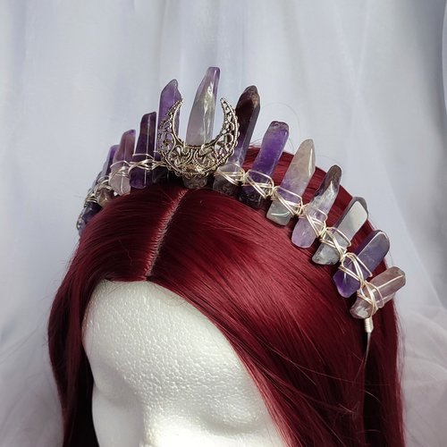 DREAMER Amethyst Crystal Crown