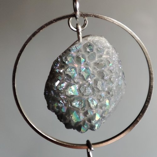 Druzy Quartz Suncatcher
