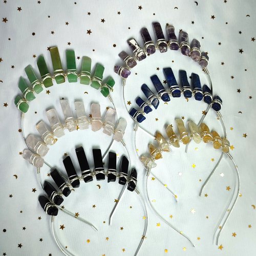 Crystal Combs with Moon