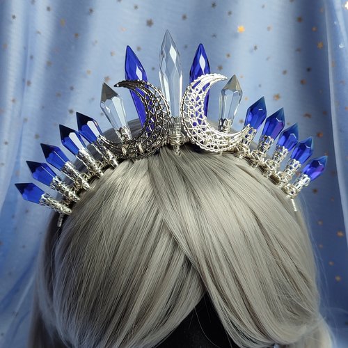 ASTRID Glass Crystal Crown