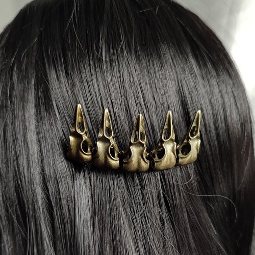Raven Skull Comb
