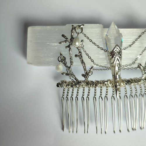 Fairy Branch Crystal Comb