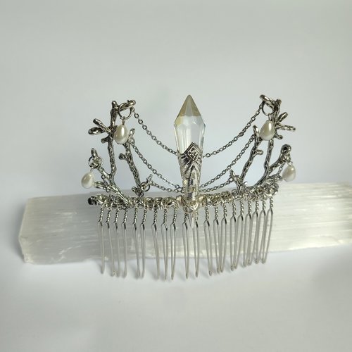 Fairy Branch Crystal Comb