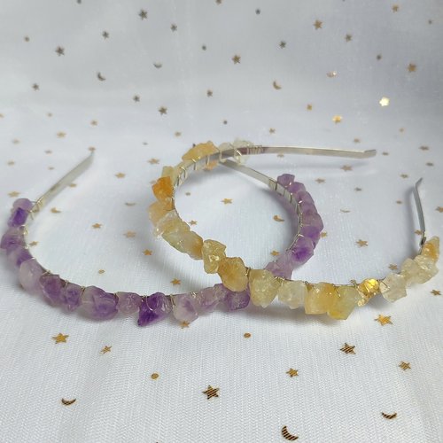 Raw Crystal Headbands