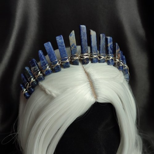 ATLANTIS Sodalite Crystal Crown