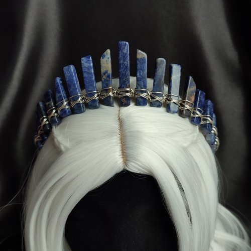 ATLANTIS Sodalite Crystal Crown