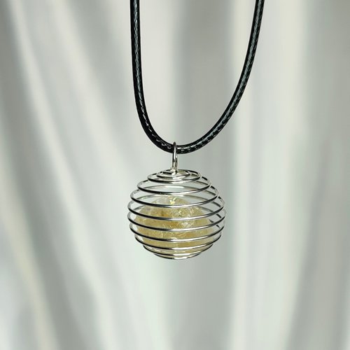 Spiral Cage Necklace