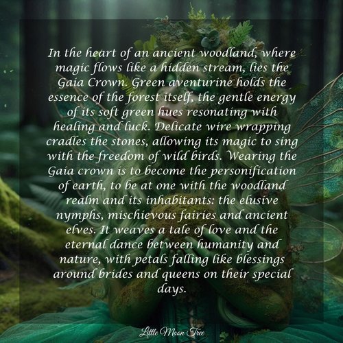 GAIA Aventurine Crystal Crown