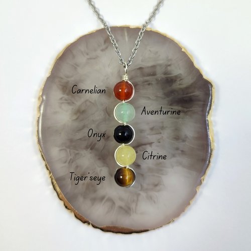 Leo Gemstone Pendant