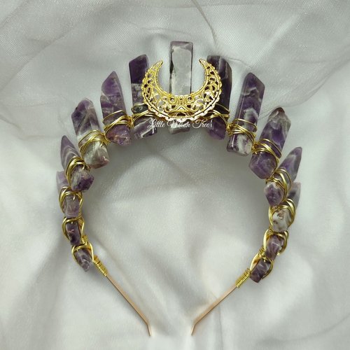 DREAMER Amethyst Crystal Crown