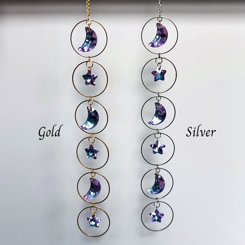 Moon, Star, Heart and Butterfly Suncatchers