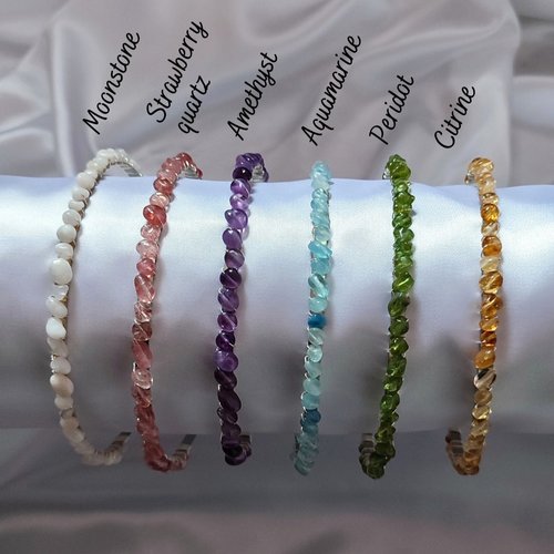 Gemstone Bead Headbands