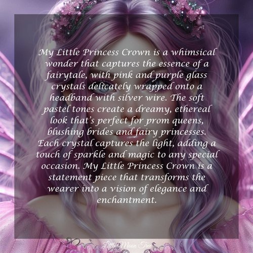 MY LITTLE PRINCESS Glass Crystal Crown