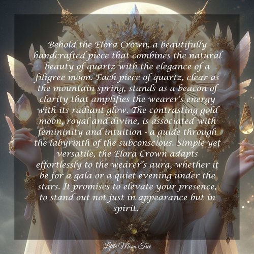 ELORA Quartz Crystal Crown