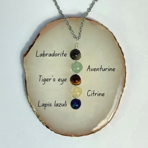 Promotion and Success Gemstone Pendant