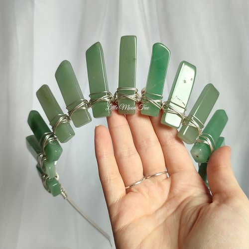 GAIA Aventurine Crystal Crown