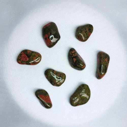 Unakite Wire Wrapped Pendant in Gold, Rose Gold or Copper